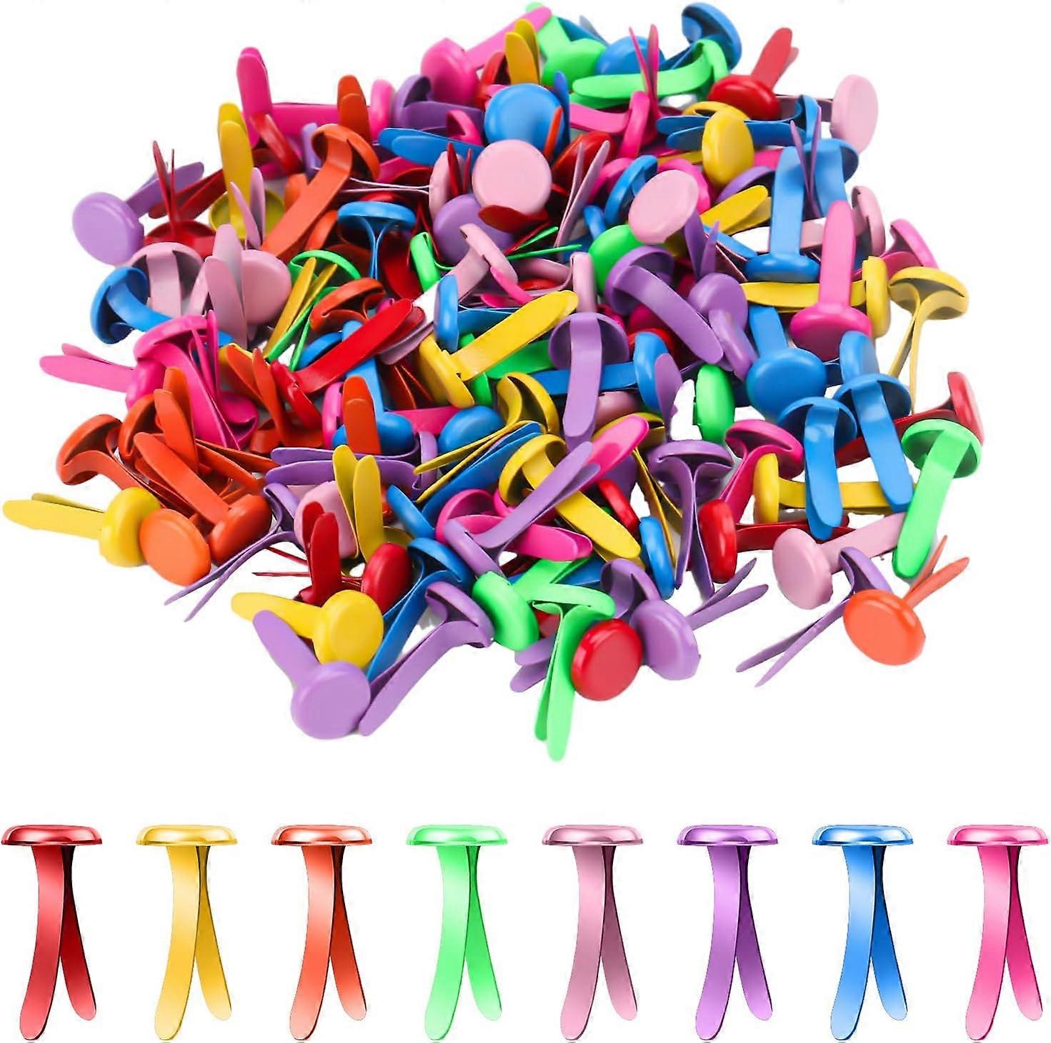150 Pcs Mixed-Color Metal Paper Clips for DIY Crafts Scrapbooks