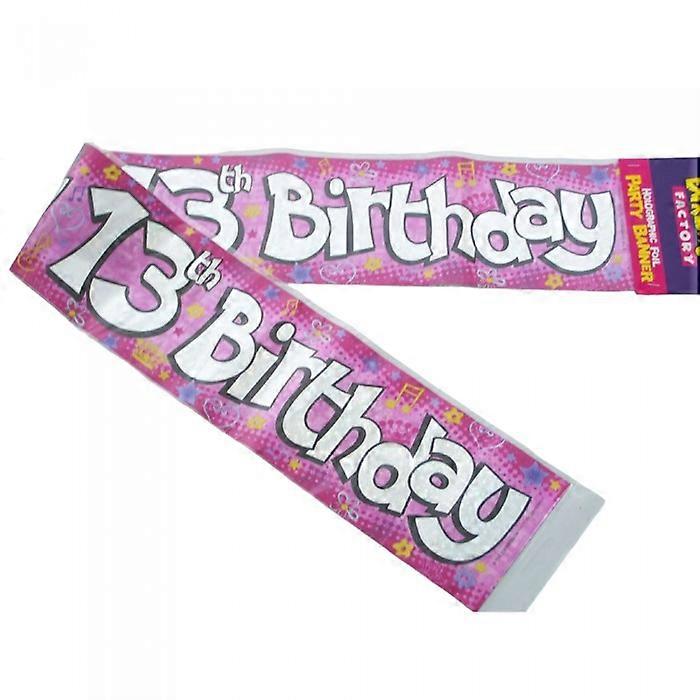 The Expressions Factory Holographic 13th Birthday Banner