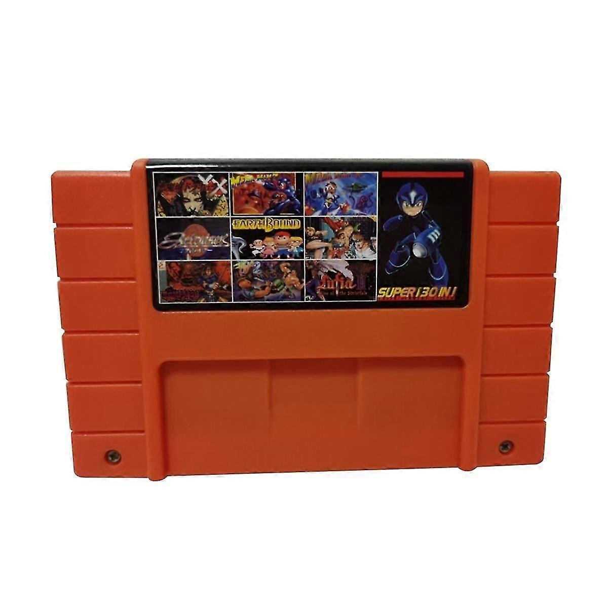 Carte de jeu Super 130 In 1 avec fonction de sauvegarde pour Snes