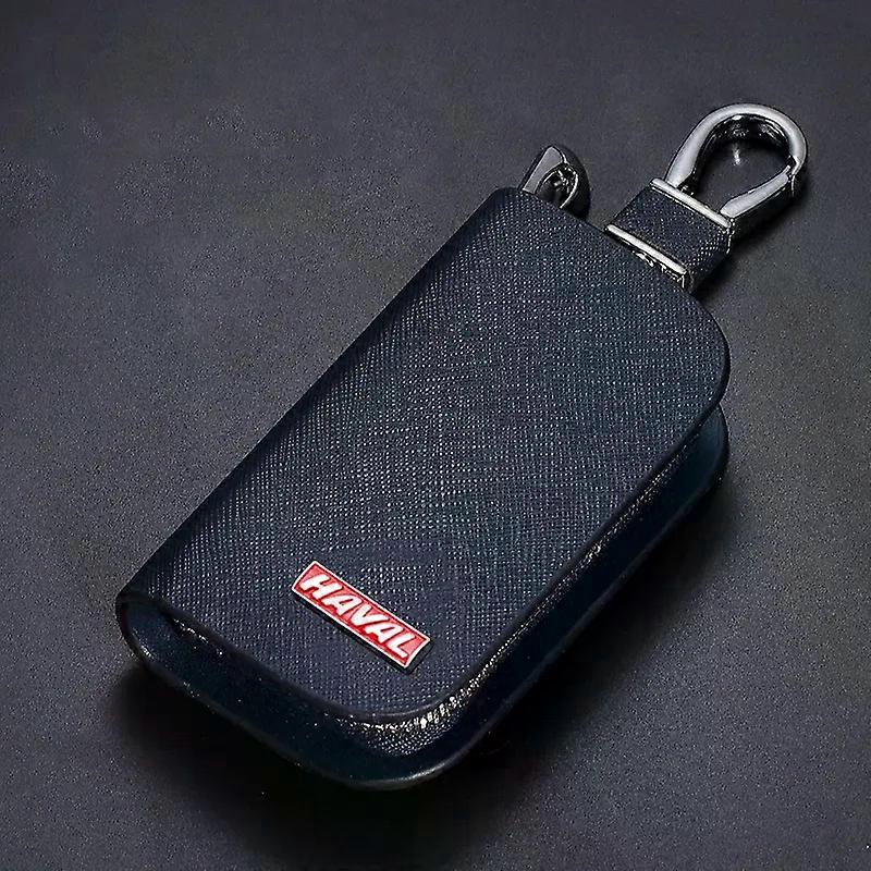 For Great Wall Haval/Hover H1 H2 H6 H7 H4 H9 F5 F7 F9 H2S M6 Leather Car Logo Key Case Cover Key Shell Holder Car Styling