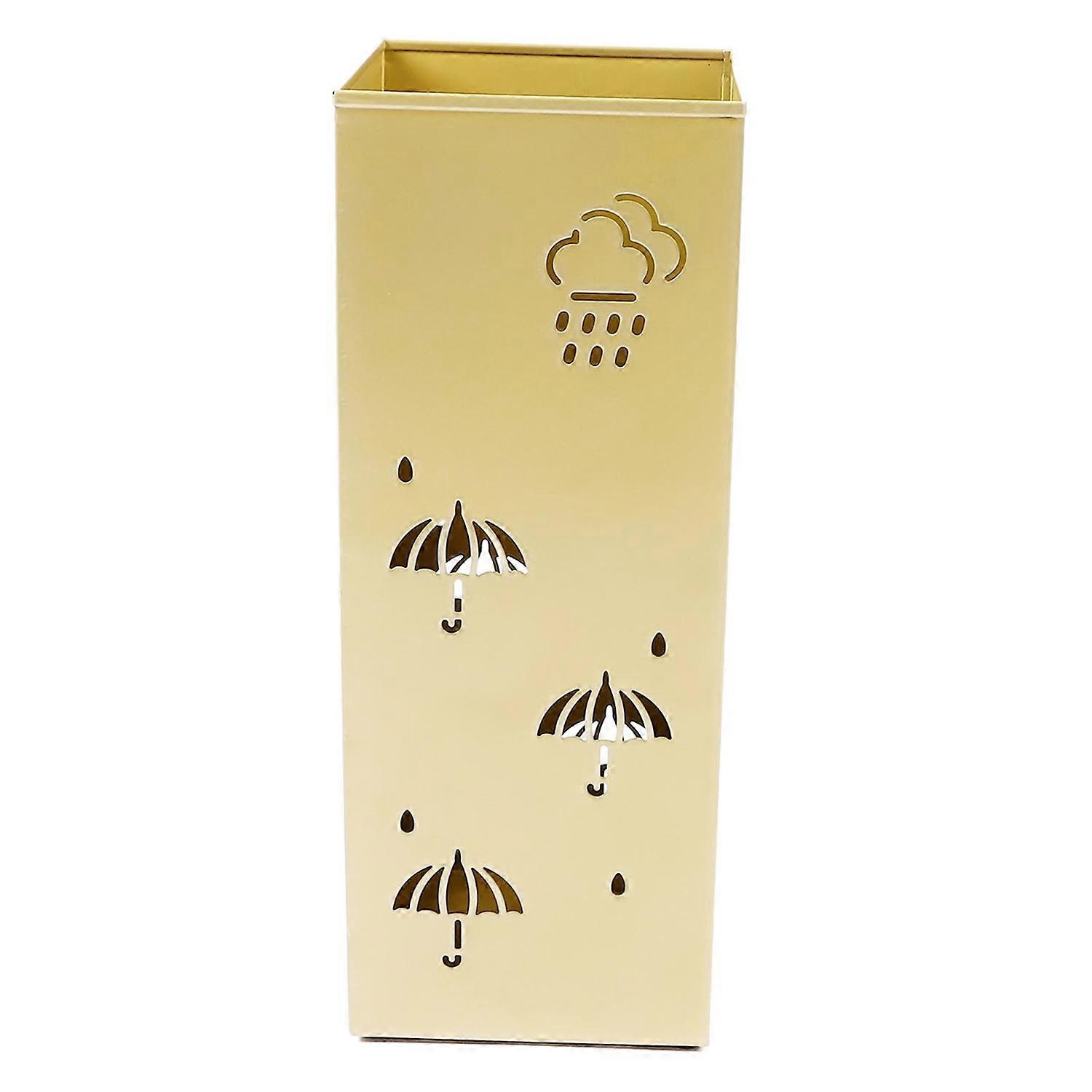 Metal Umbrella Stand Multipurpose Stylish Hollow Design Auspicious Clouds Rustproof Umbrella Organiz
