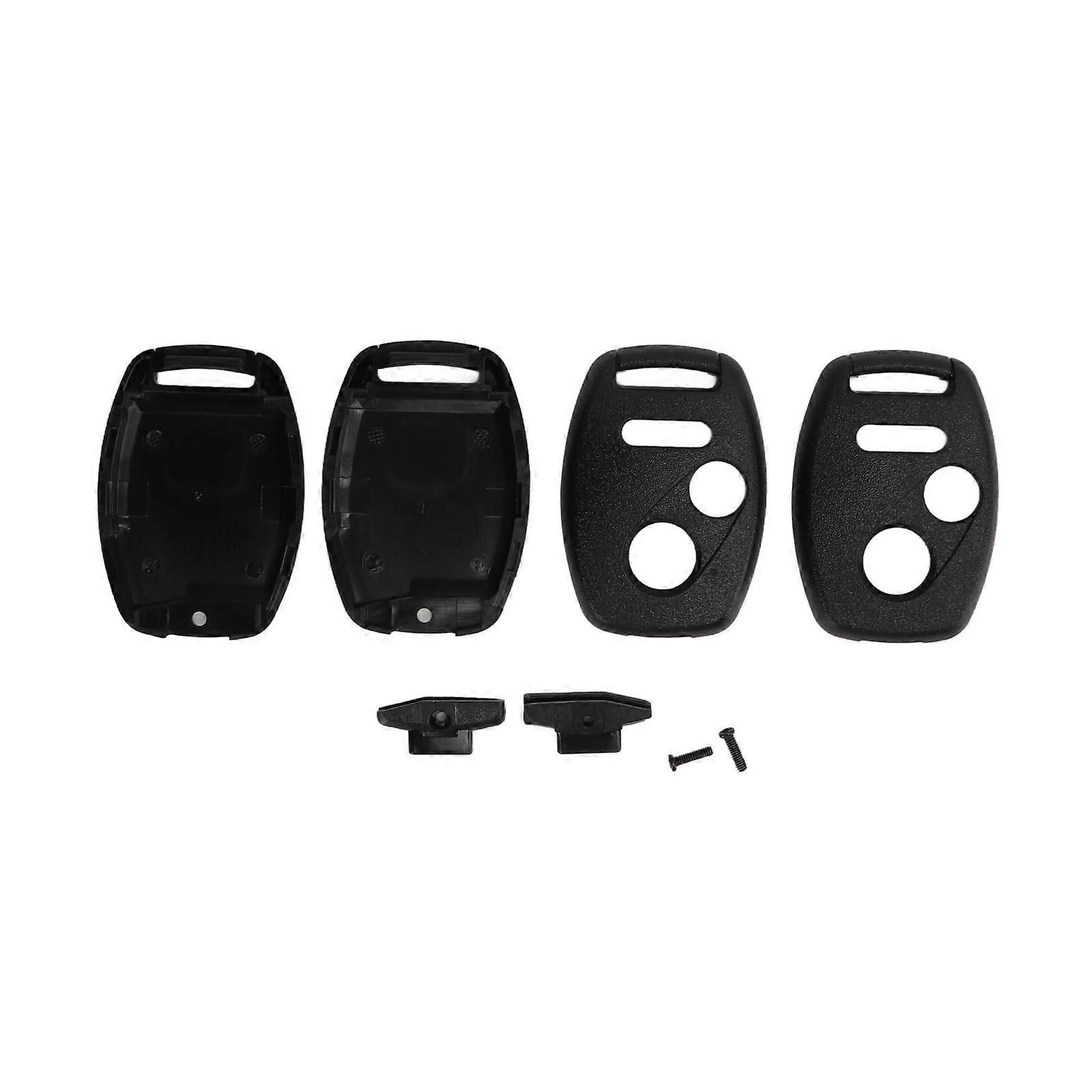 2+1 Button Uncut Car Remote Key Fob Shell Case Without Electronics Replacement for Civic LX 20062011