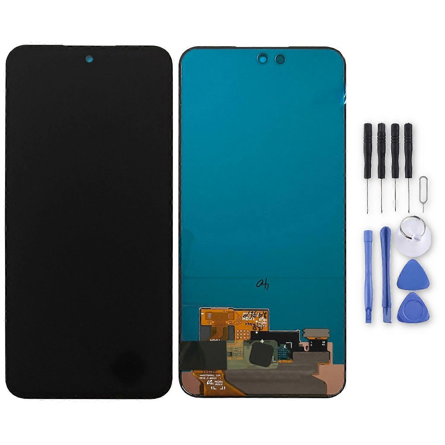 三星 LCD 显示屏，不带边框，适用于 Galaxy S24 FE GH82-35850A 备件黑色

