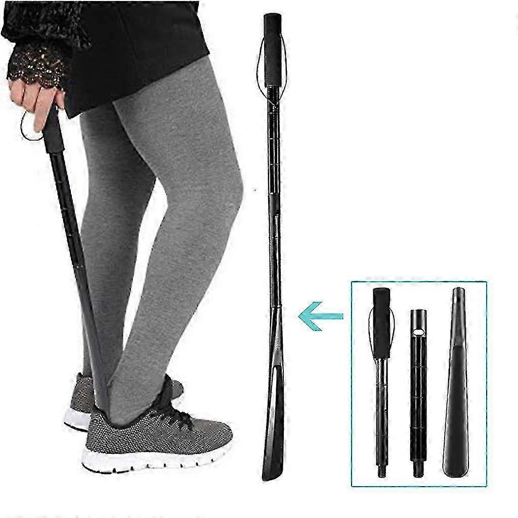 Detachable And Adjustable Abs Light 29.8 Inch Long Shoe Horn For Household And