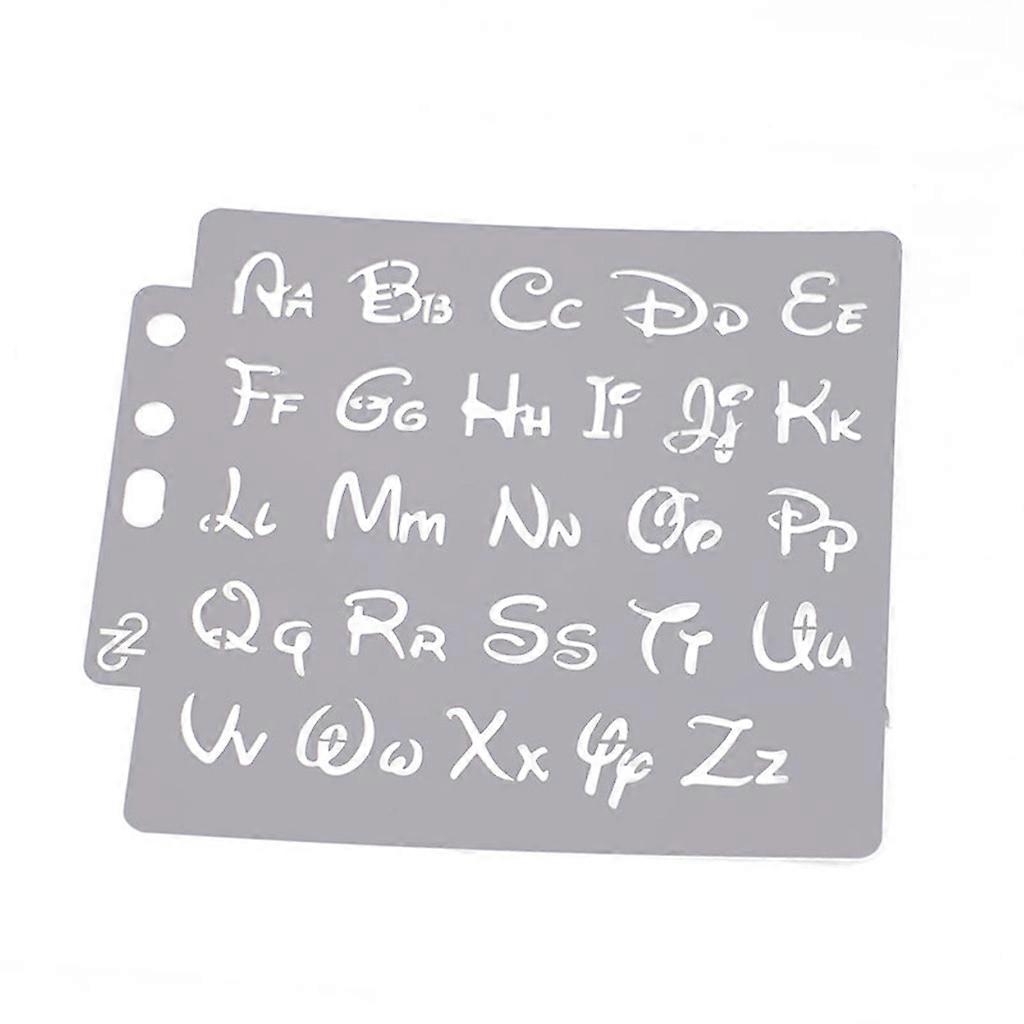 Alphabet Painting Stencil Letter Stencils Template DIY Card Making Accessory for Art and DIY Crafts Creation Accessories Light Grey
