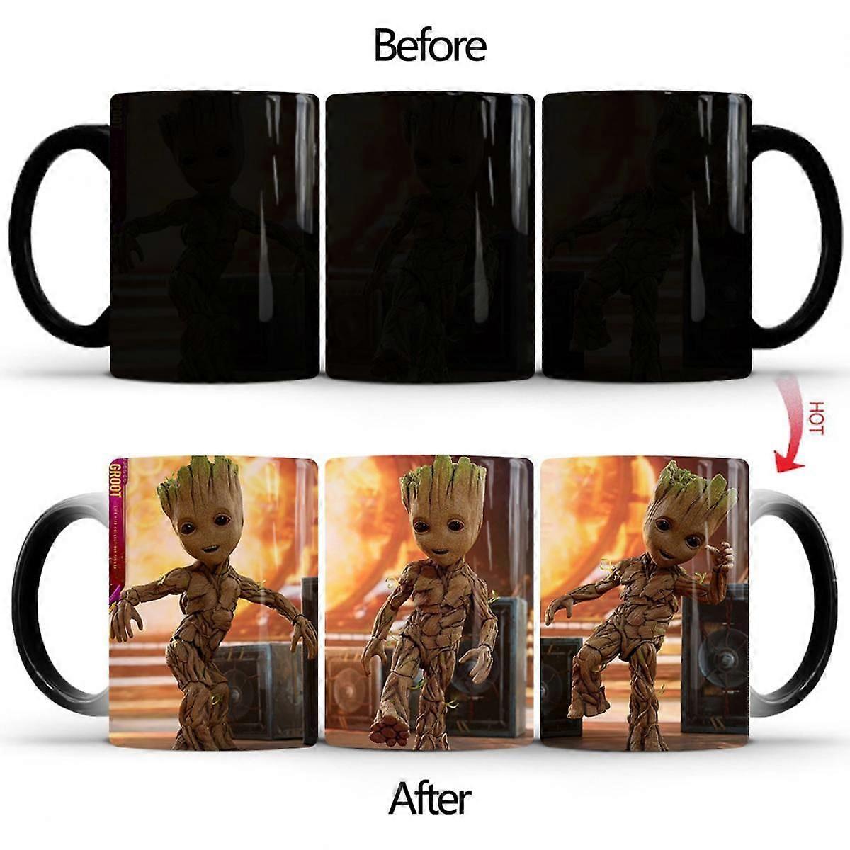 Jag är Groot Coffee Mug Morphing Changing Color Cup