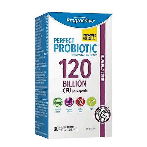 Progressive Progressive Perfect Probiotic 120B1, 30 Count (Pack of 2)