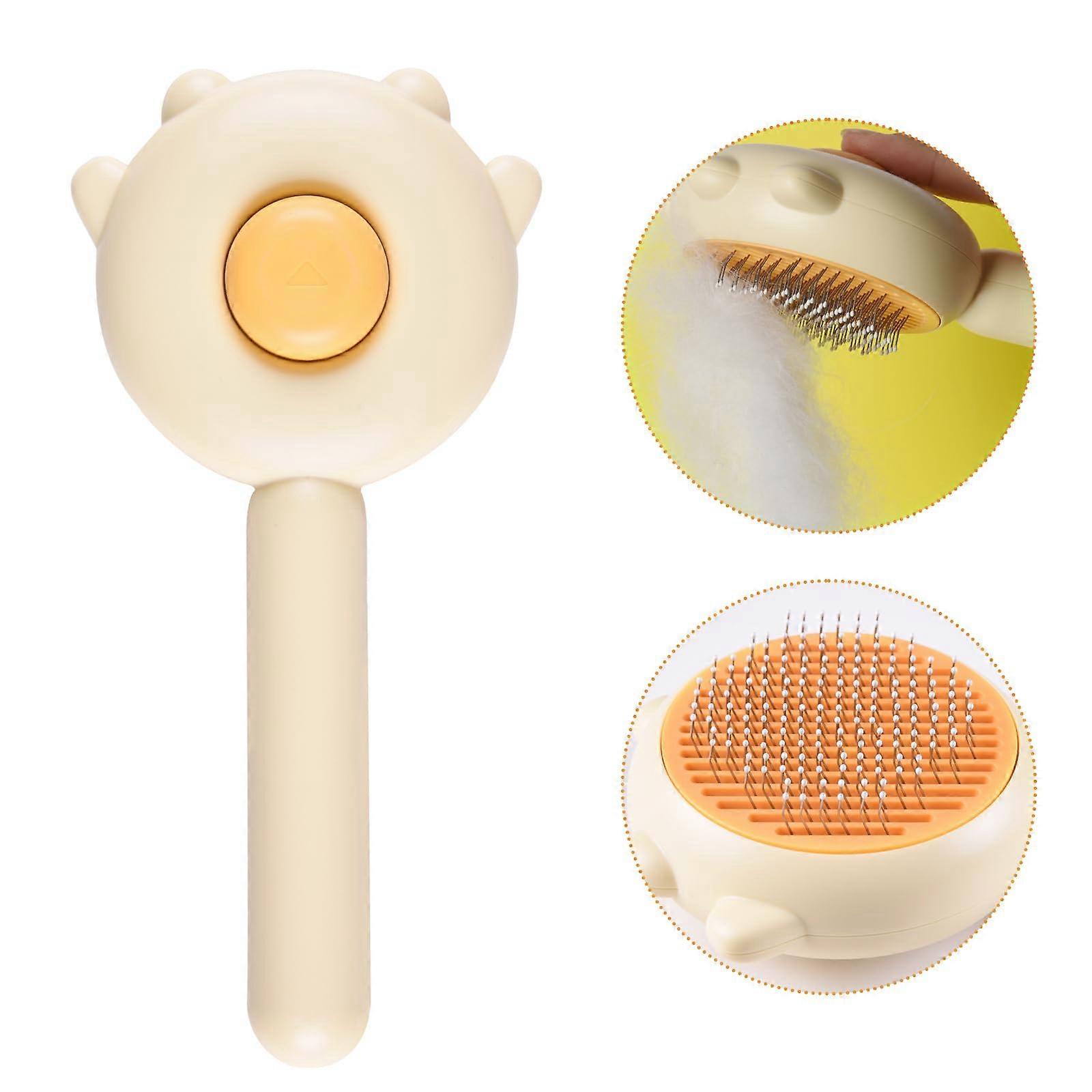 Dog comb for de-shedding and tangles