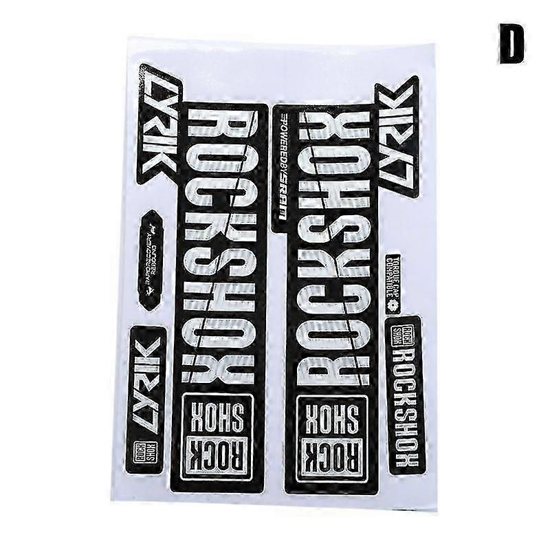 الجبهة شوكة ملصق الدراجة الجبلية الجبهة امتصاص الصدمات تغيير ملصق للماء