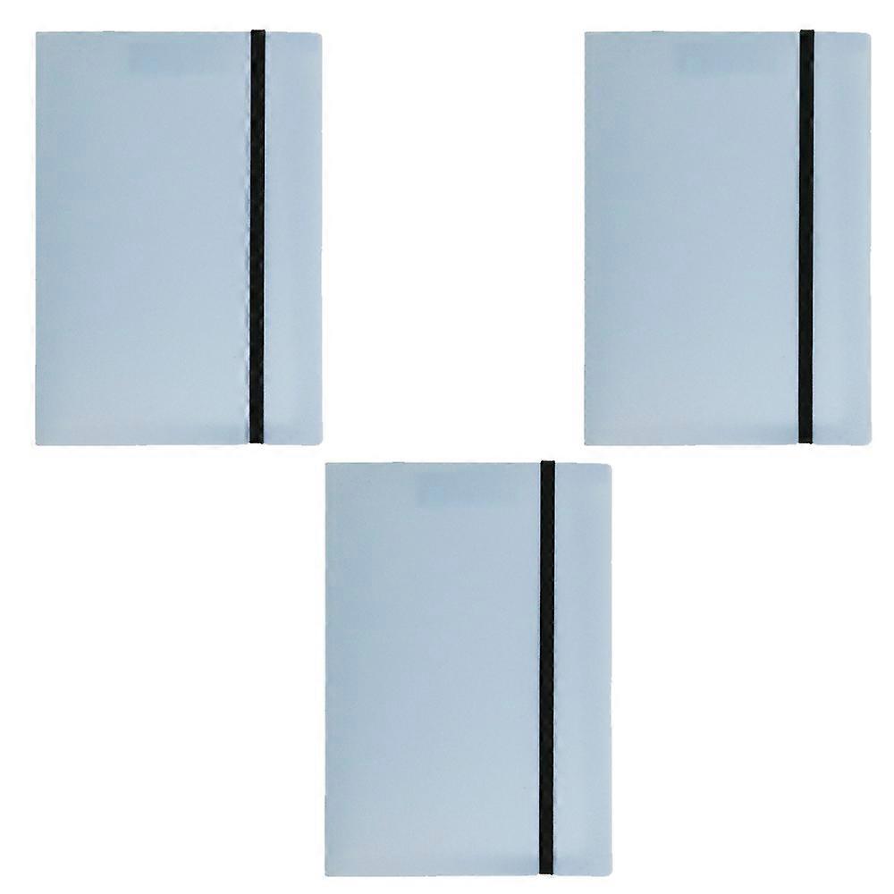 3 pcs binder insert mat storage book, A5 size, multi-layer loose-leaf binder