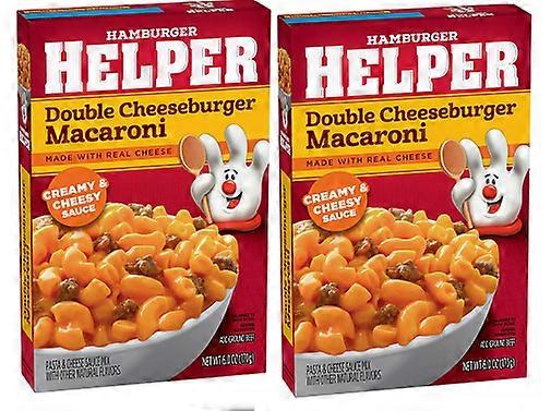 Hamburger Helper Double Cheeseburger Macaroni Paquet de 2