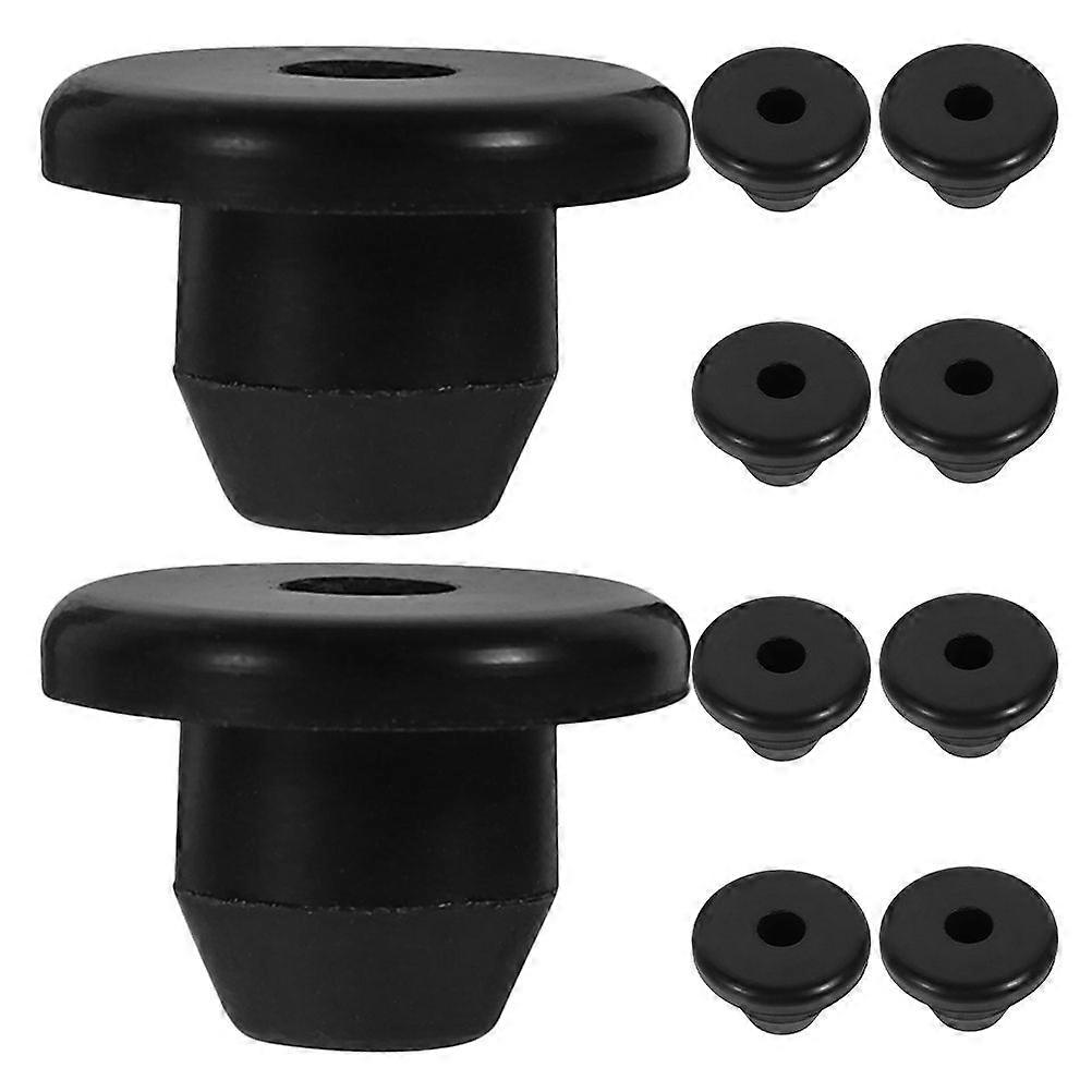 10 قطع المطاط الهيدروليكي جاك النفط حشو المقابس للأرضيات والزجاجات الرافعات المطاط المكونات قطع غيار التوصيل النفط المطاط الهيدروليكية حشو سونغ الطابق النفط Fille