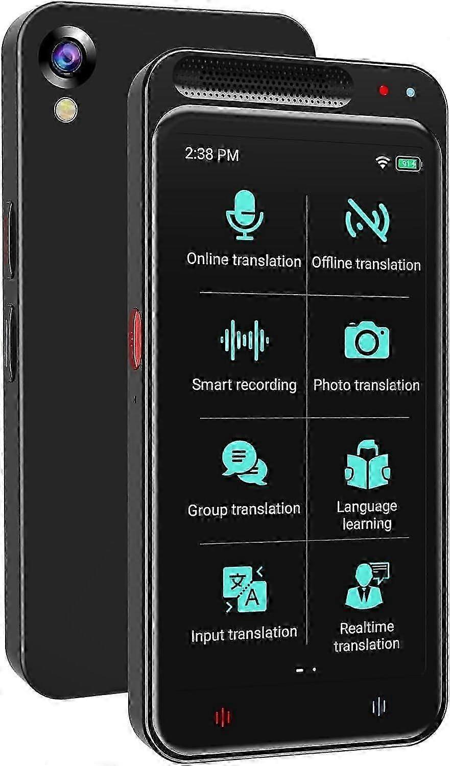 1 حزمة Z6 مترجم صوتي ذكي 4G واي فاي متعدد اللغات صور مترجم غير متصل