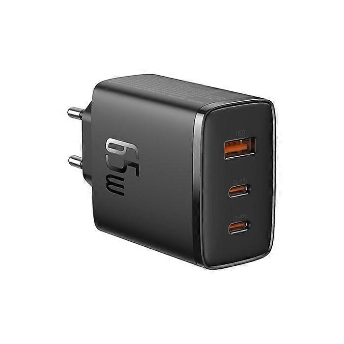 Fast USB Type-C Charger - BASEUS - Cube Pro - 65W - Black - Surge Protection
