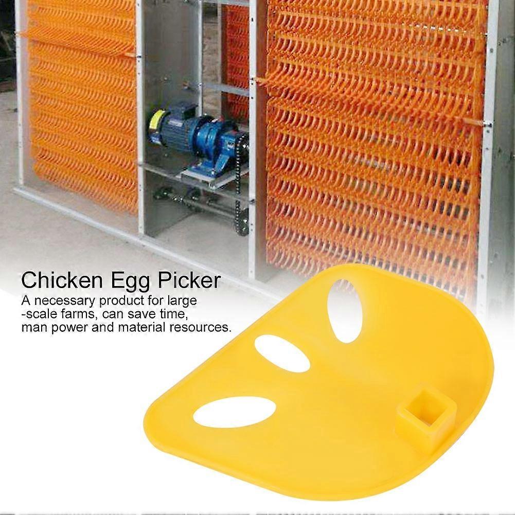 10Pcs Automatic Chicken Egg Picker Accessory 11.5x8cm PP Material