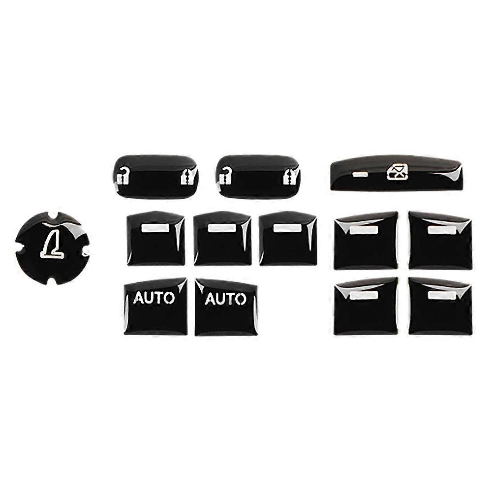 13Pcs Window Switch Button Trim Cover Sticker for 2017-2021