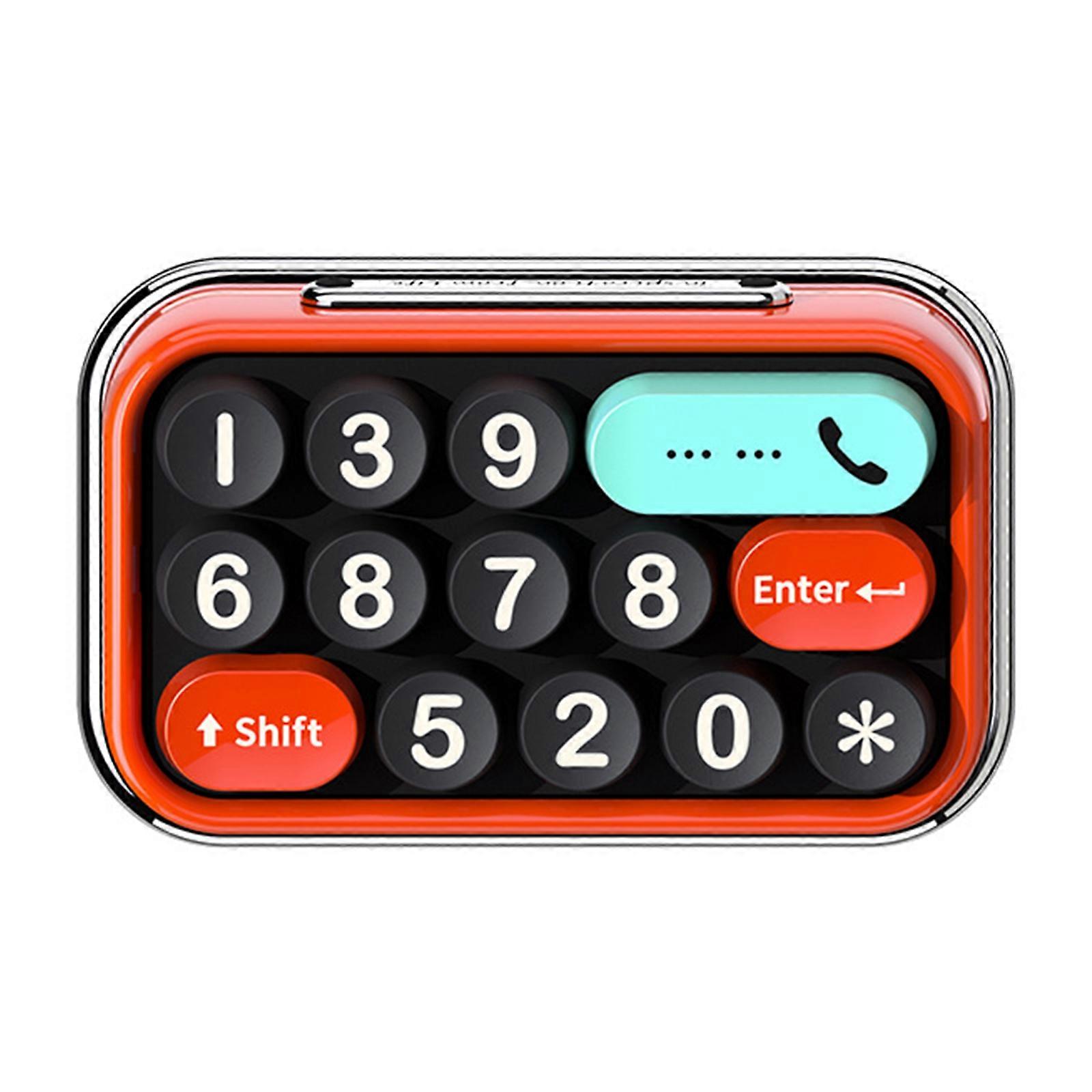 Car Dashboard Temporary Phone Number Parking Plate Keyboard Stop Sign Parking Card Auto Decor Phone Number Card Sign Red