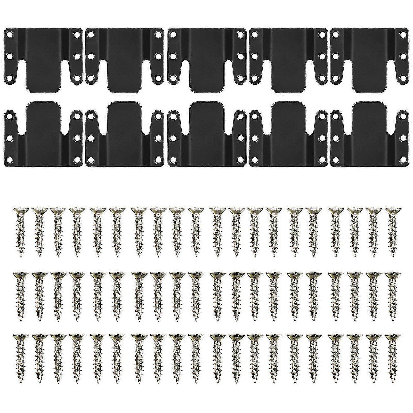 Universal & Sturdy 10Pcs Sectional Couch Connectors, Easy to Install
