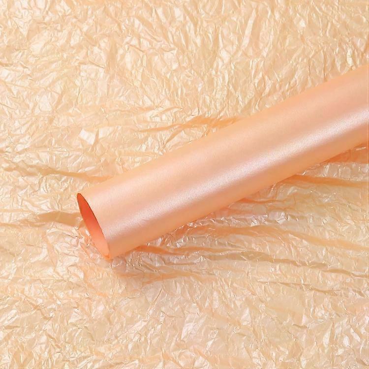 Waterproof Flower Packaging Crinkle Liner-2 PCS,Champagne Color Champagne
