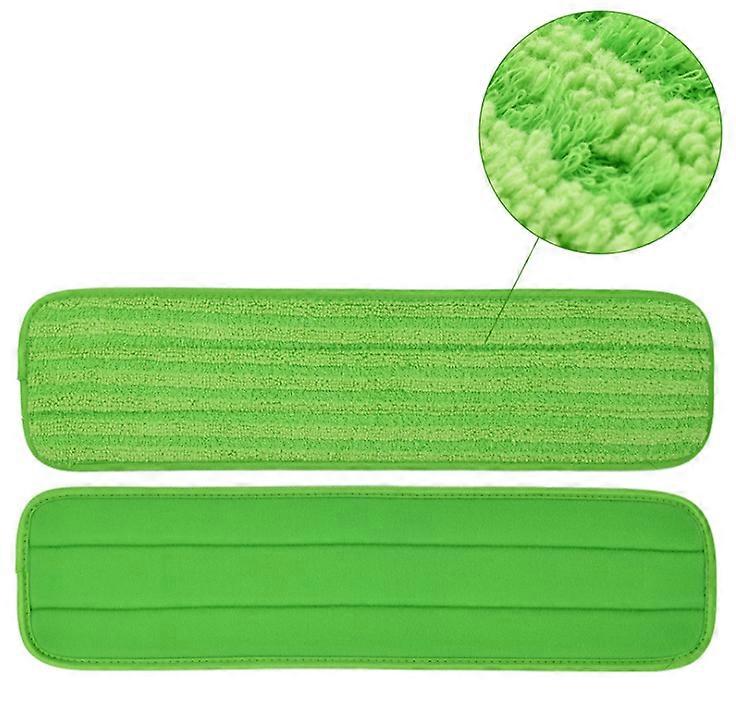 Microfiber Mop Pad Replacement Kit - 2 Pack Reusable Washable  Mop Head Fits 14-18 Inch