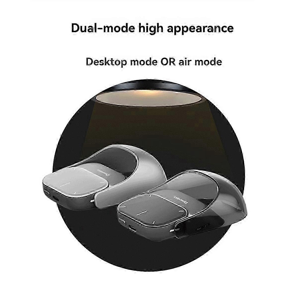 2 Wireless Touchpad AI Recording Presenter Enabled Mice Smart Phone Custom Black with Sound Record