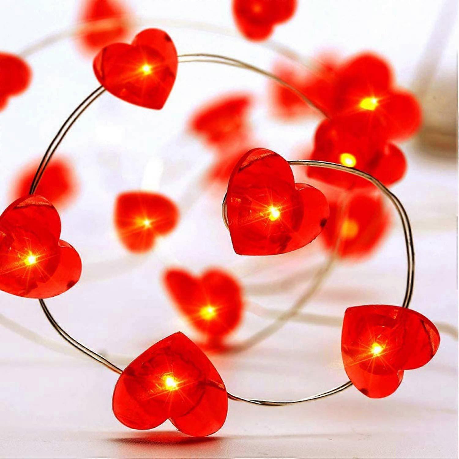 String Light Party Decorations for Holidays and Valentines Day Party