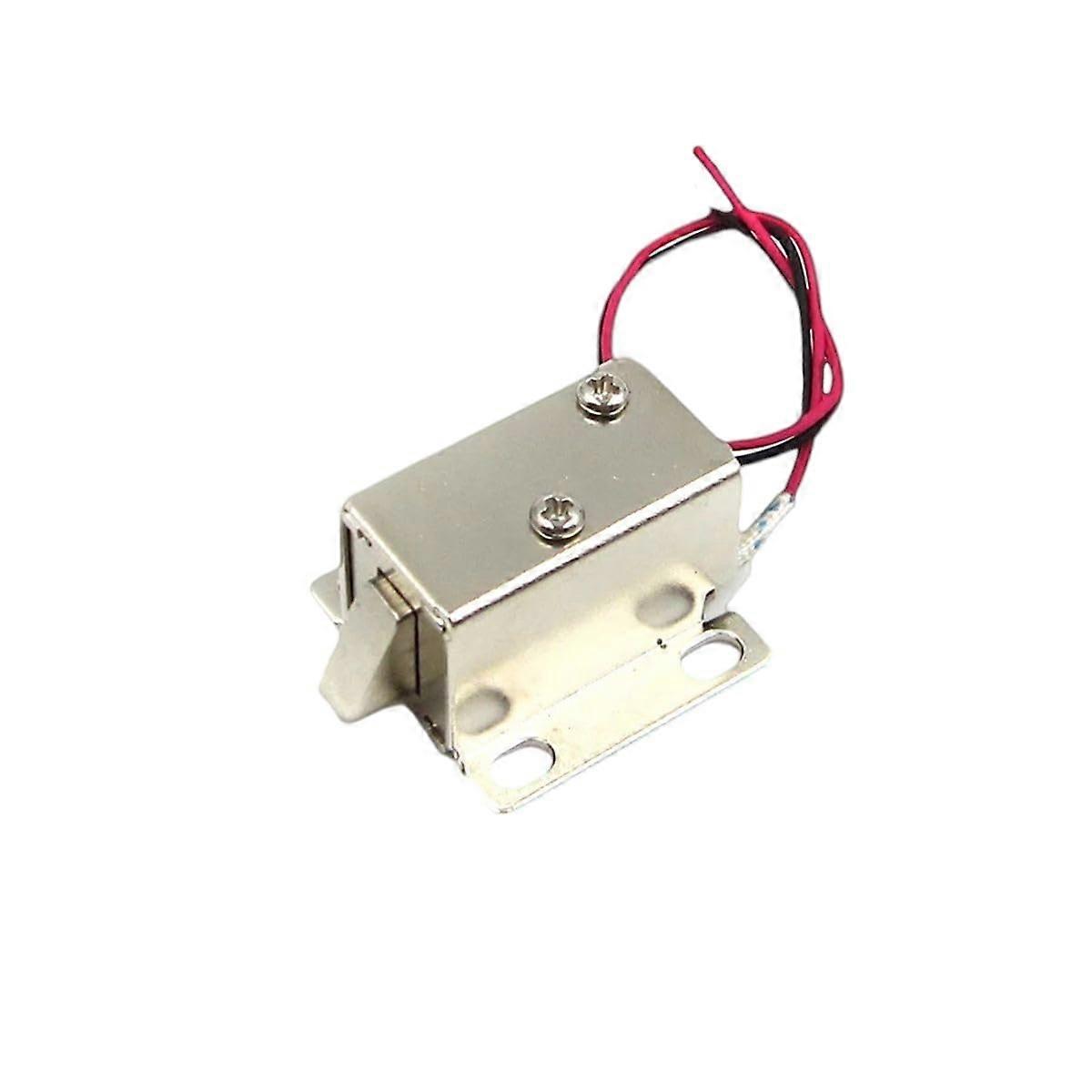 DC 12V Mini Solenoid Electromagnetic Lock for Control Cabinet Drawer DIY Project High Reliability Precision Performance