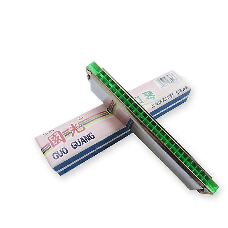 24-hole Echo Polyphony Stress Harmonica Instrument