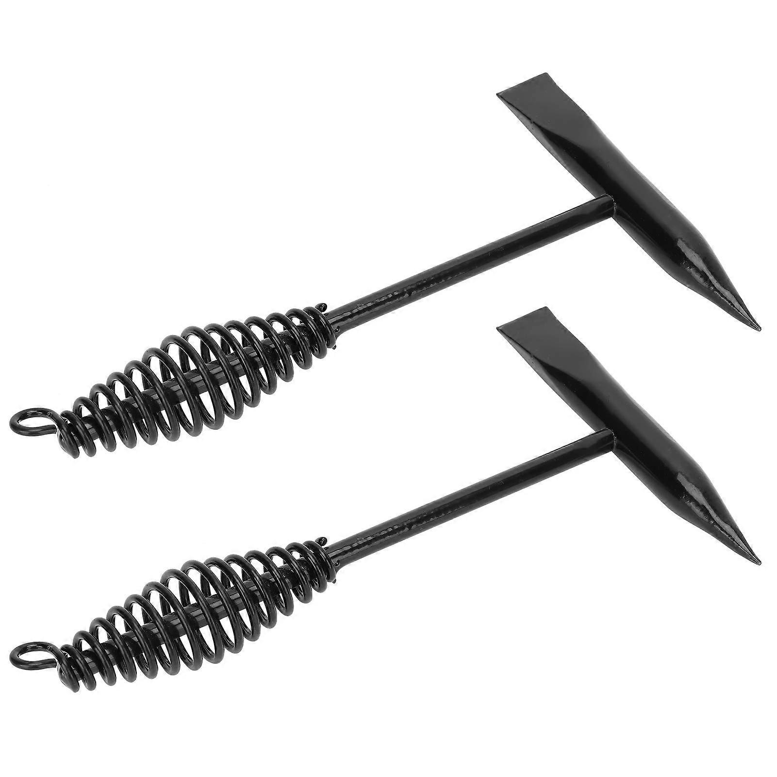 Welders Chipping Hammer Heavy Duty Spring Handle Tool 2pcs for Weld Slag Removal and Maintenance Workers
