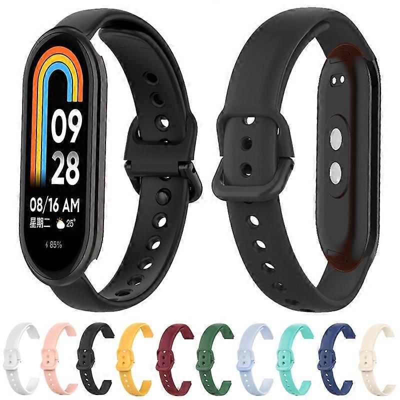 12mm Solid Color Silicone Watch Band