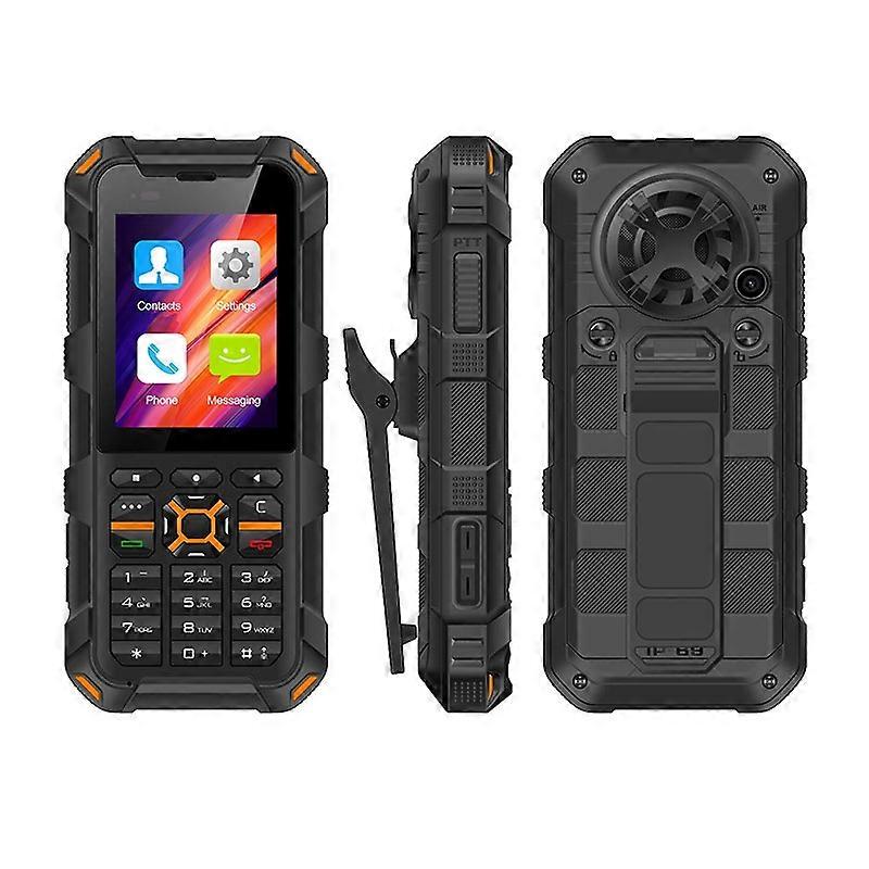 هاتف UNIWA F20 Walkie Talkie Rugged ، 1 جيجابايت + 8 جيجابايت ، 2.4 بوصة Android 8.0 Go Mediatek MT6739 رباعي النواة حتى 1.5 جيجاهرتز ، الشبكة: 4G ، PoC (أسود)