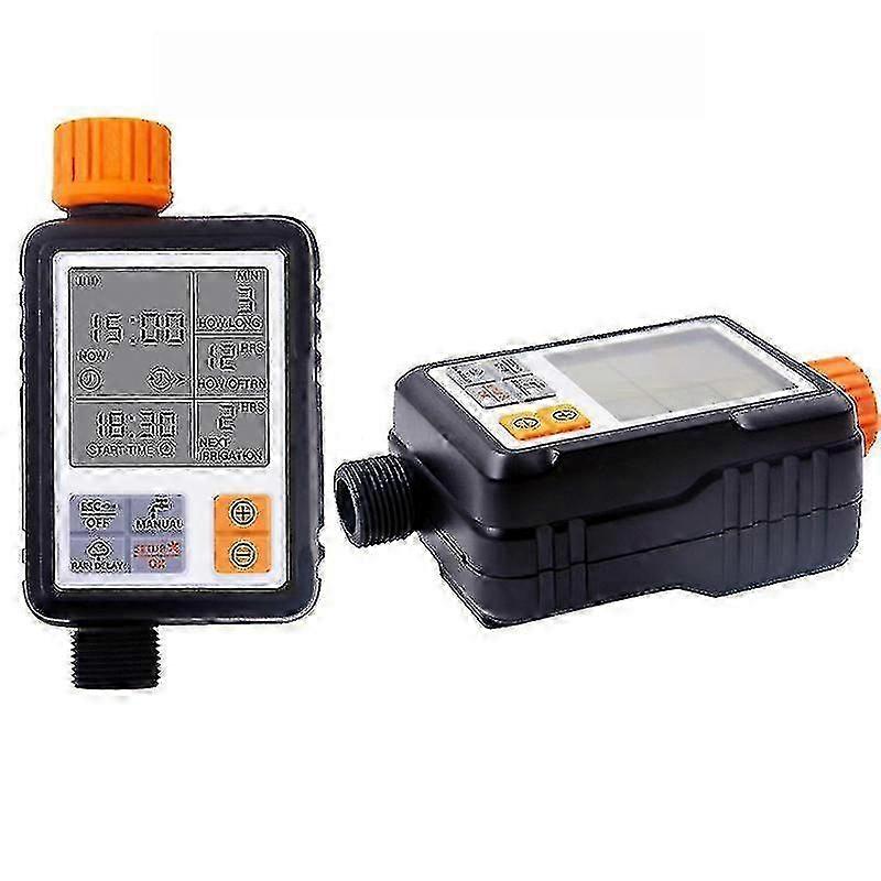 Water Timer Digital Programmable Garden Lawn Tap Computer Hose Faucet Sprinkler Timer Irrigation System Controller/child Lock Mode/auto&manual Mode/ra