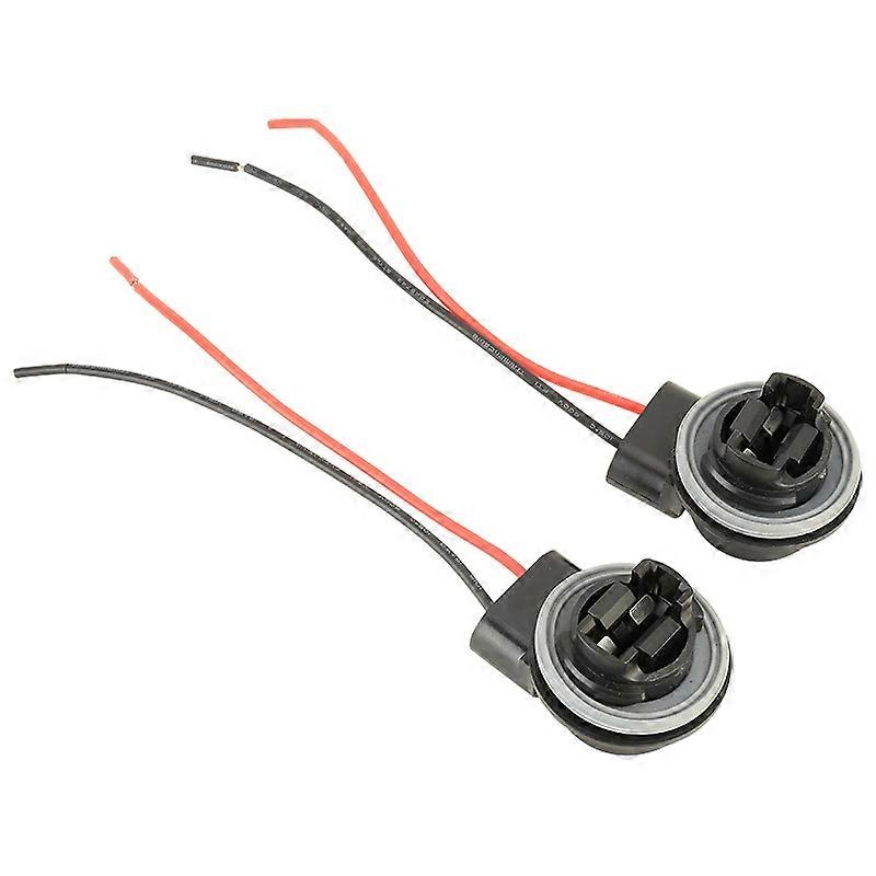 1 Pair 3156 Bulb Holder Base Female Socket with Wire