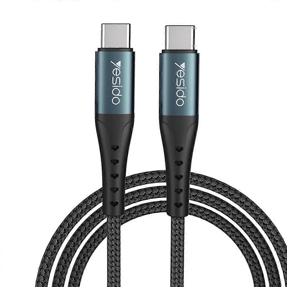YESIDO CA67 2m PD 60W Type C to Type C Fast Charging Data Cable for Apple MacBook Air Samsung