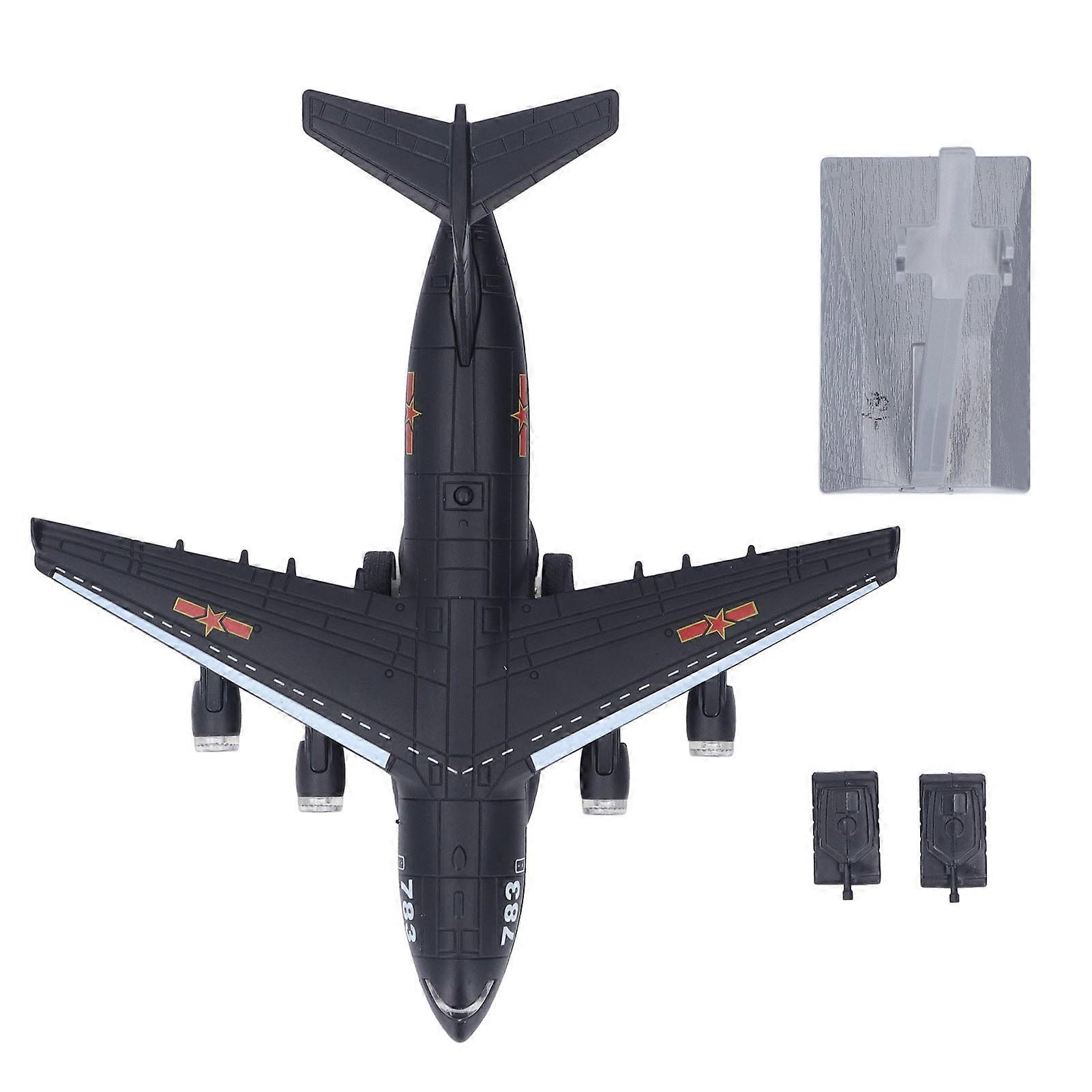 1 : 100 Scale Diecast Airplanes Model Collectible Decoration Pull Back Aircraft Model Toy