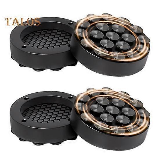 4Pcs Washer Anti Vibration Pads Stable Support Noise Reduction Easy Installation Washing Machine Stabilizer Support Feet Mats