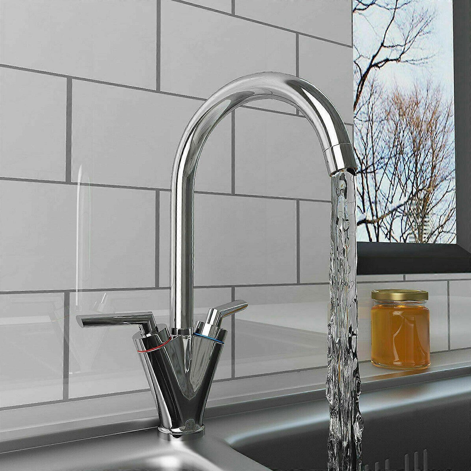 Dual Lever Modern Kitchen Sink Tap