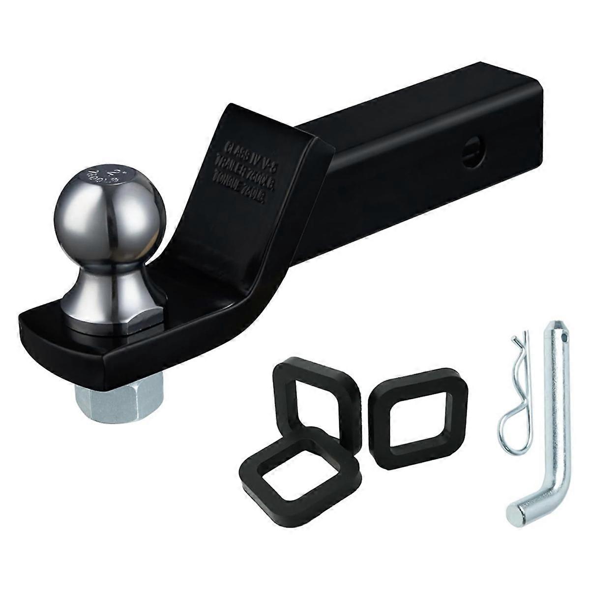 Universal 6 Inch Car Modified Trailer Hitch Trailer Hook for RV Off-Road Car Yacht Rear Bumper Trai
