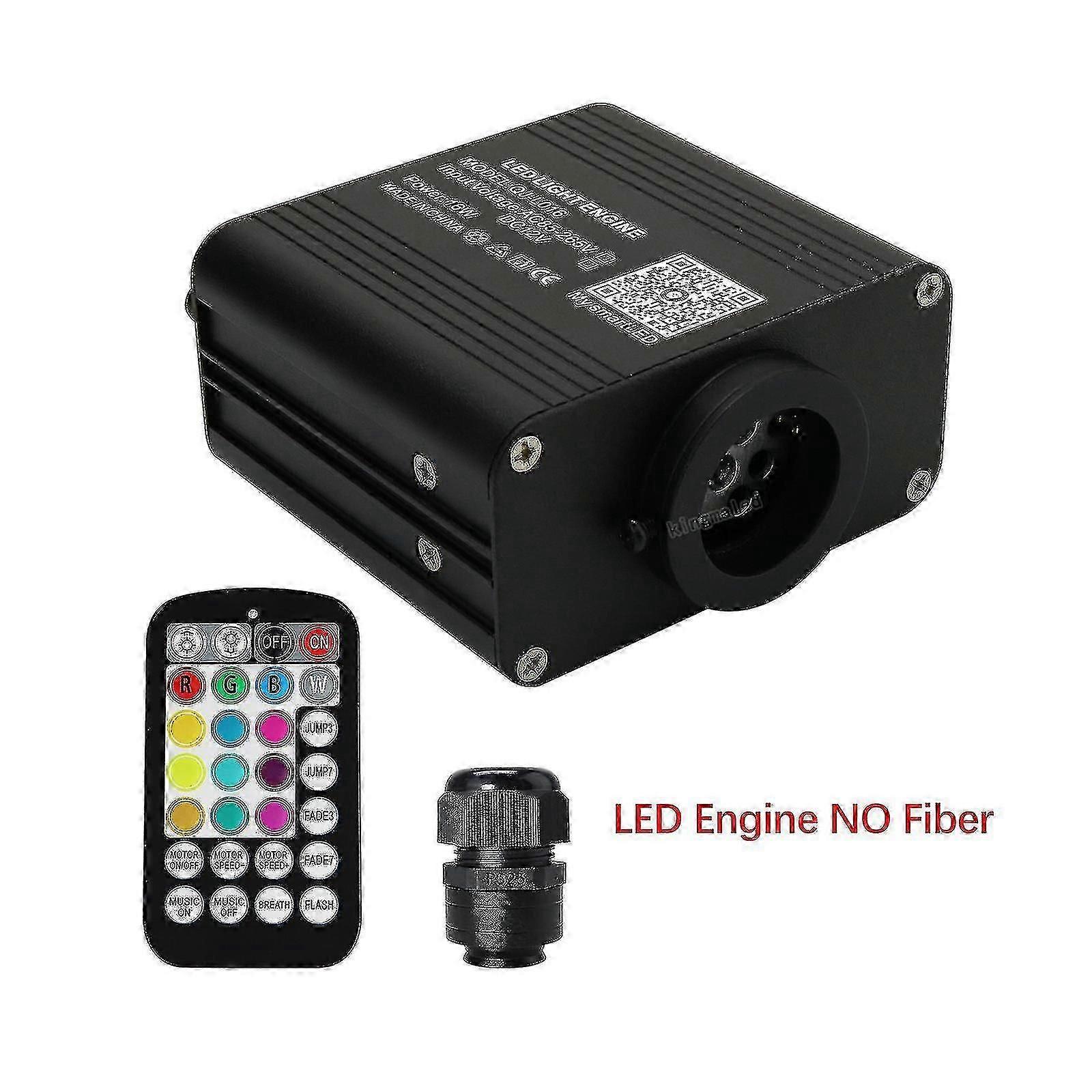 16w Twinkle Rgbw Faseroptik Stern Deckenleuchten Kit, intelligente App Sound Controlled Engine für Auto Sternenhimmel Faseroptik Licht -cnsz