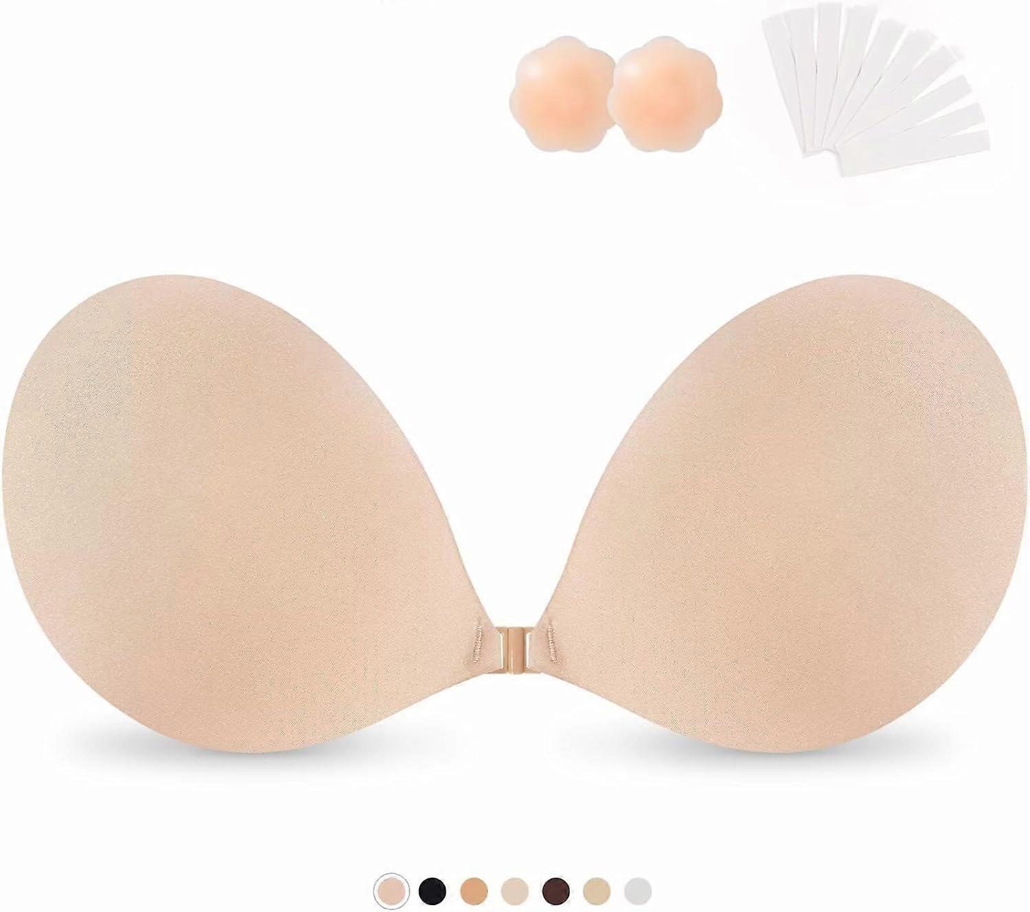 2025 Latest Model Sticky Bras Push Up Adhesive Invisible Bra Backless Strapless