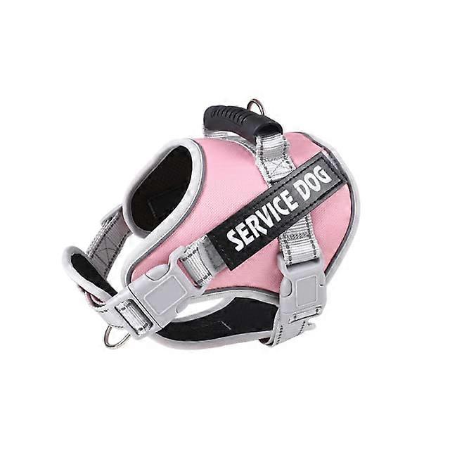 Dog Harness Reflective Adjustable Vest for Small Large Dogs Outdoor Use, Durable and Comfortable Chest Strap