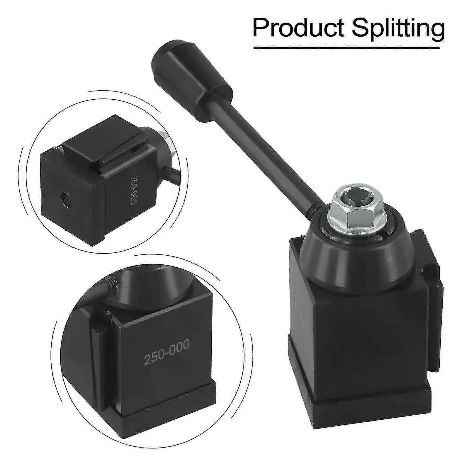 3pc OXA Wedge Type Tool Post Set for Quick Change Turning and Facing Holder Compatible with For Lathe Machines