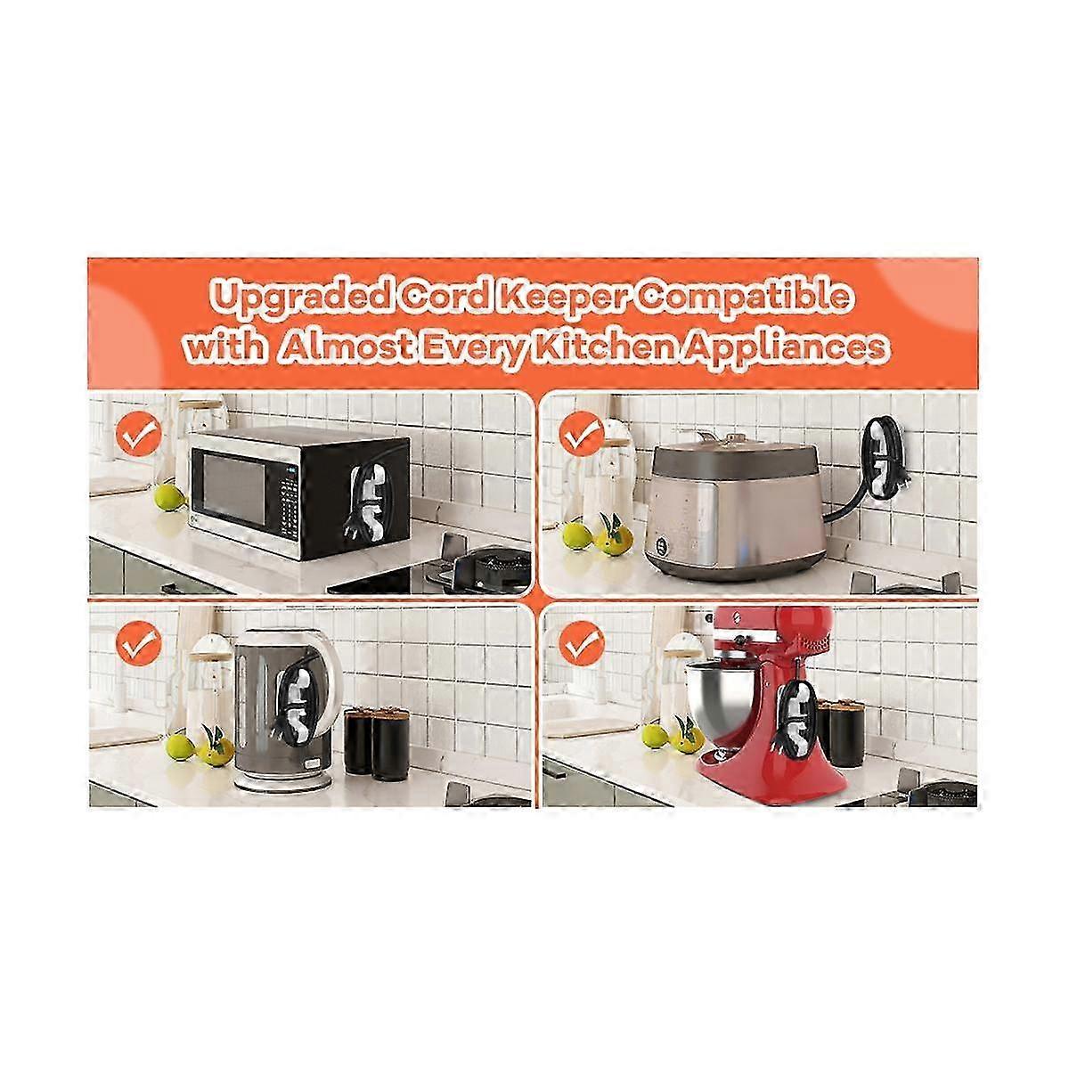 5PCS Cord Organizer for Small Appliances Power Cord Keepers Blender, Coffee Maker, Pressure Cooker