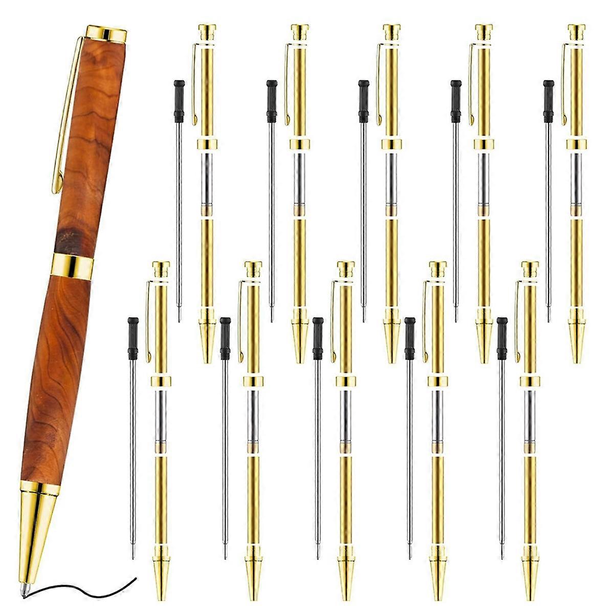 Pen Sets for Wood Turner 7mm Slim Pen Turning Set with Refill Lathe Accessories for Making Office C