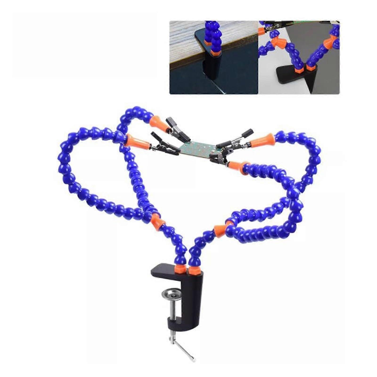 The third hand Welding Third Hand Helping Hands Soldering Station PCB MultiFunction Repair Tool with Clip Fixed (Color : NSS4BE9)