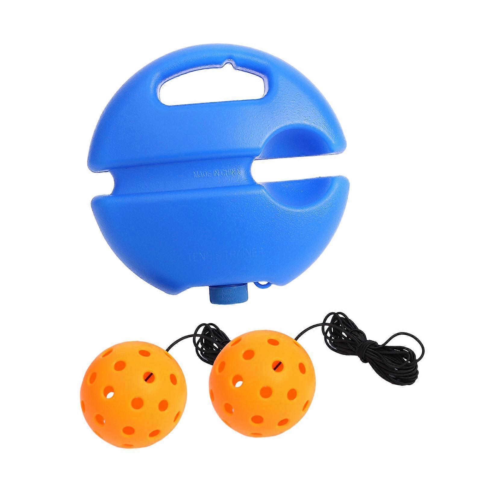 Pickleball Trainer Pickleball Rebounder Verbessern Sie die Geschwindigkeit Selbststudium mit 40 Löchern