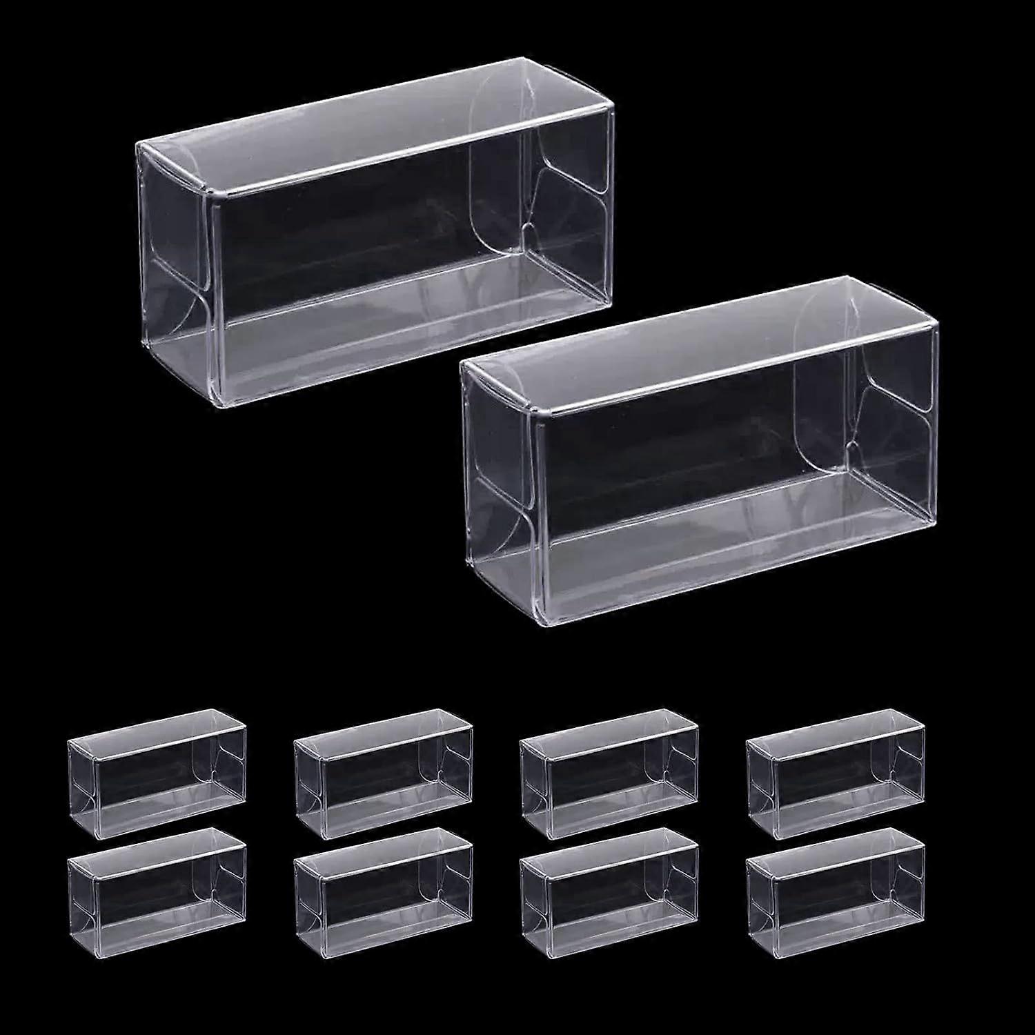10pcs Clear PVC Car Display Case Dust Cover for 1:24 or 1:32 Scale Model Vehicle