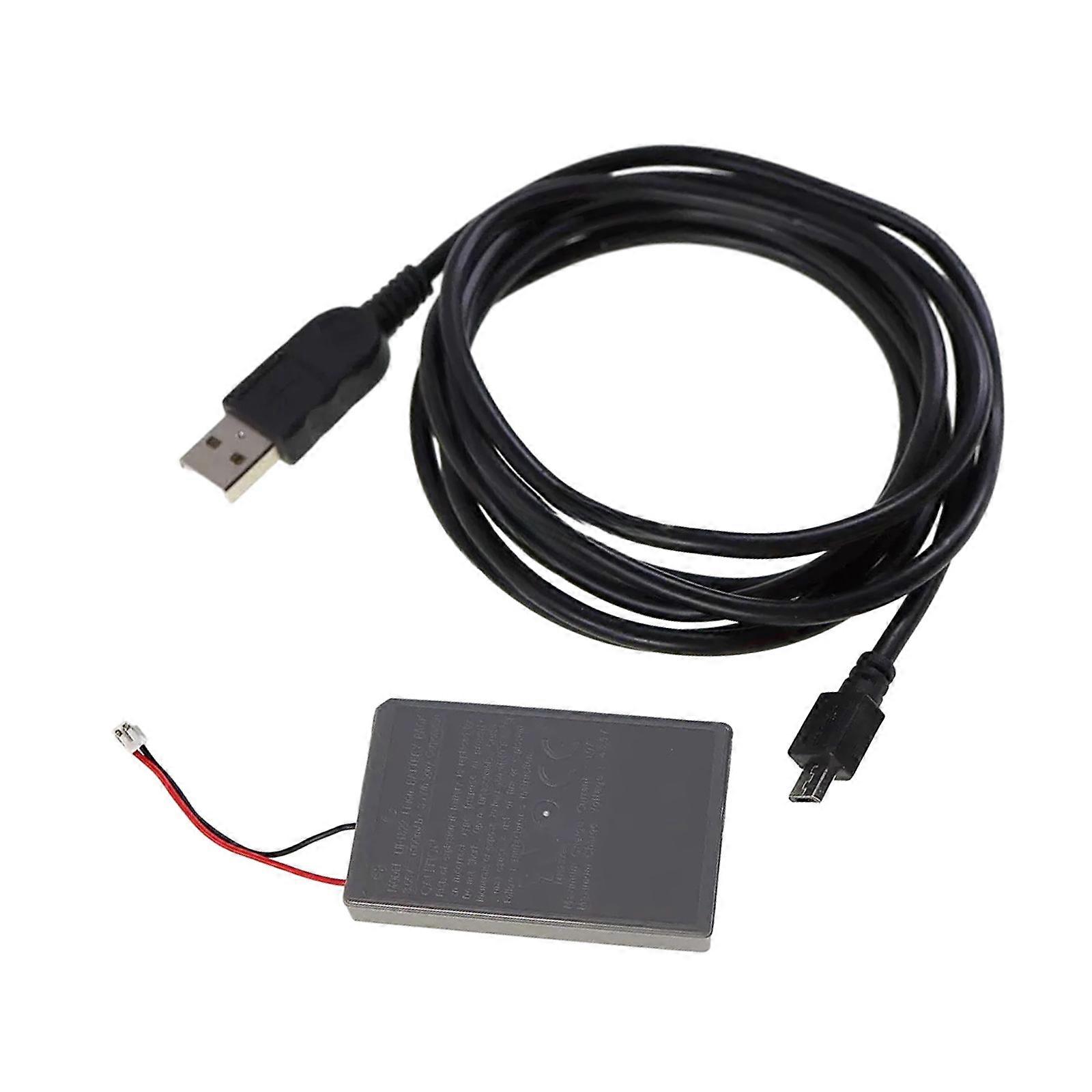 Rechargeable Battery for P4 Slim Pro Controller Long-lasting Gaming Handle Power Battery with USB Cable Power Wire