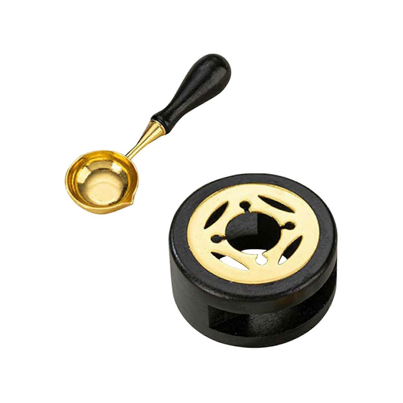 Melting Pot, seals Warmer with Melting Spoon Seal Melting Furnace Tool, for DIY