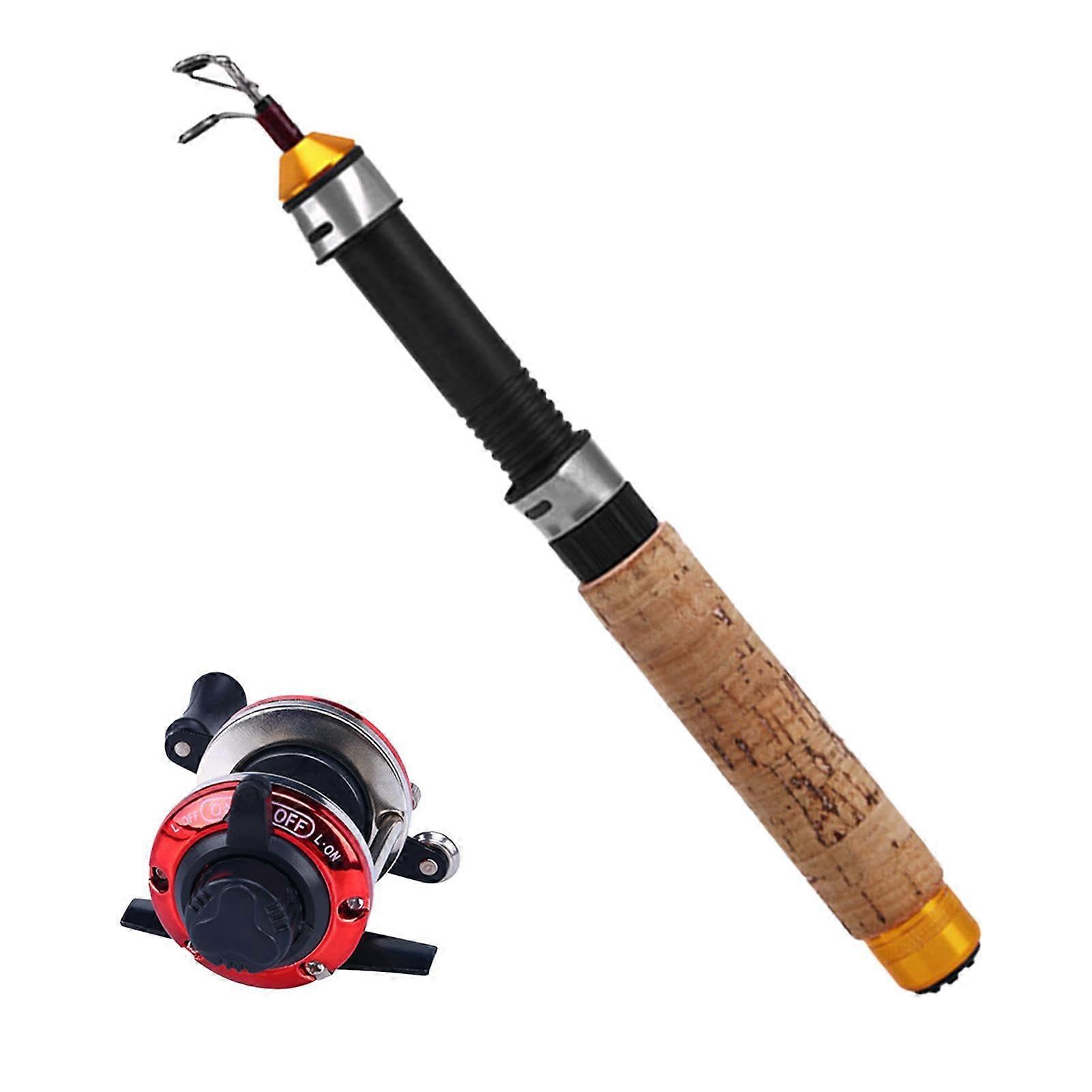Ice Fishing Rod and Reel Combo – Portable Lightweight Ice Fishing Gear for Lakes and Reservoirs – Ultra Smooth Performance